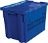 Plastic box with a lid 23,62х15,75х15,75 in