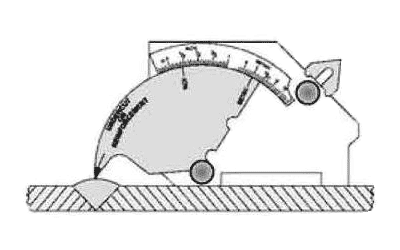 Bridge Cam MG-8, измерение выпуклости шва