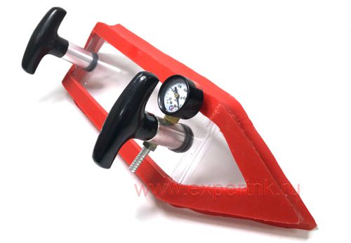 Рамка вакуумная угловая (внутренний угол) с вакуумметром (80х380 мм)